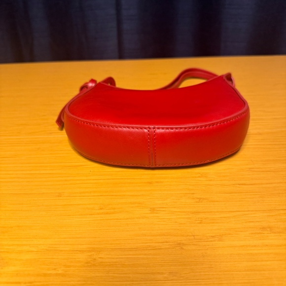 Reformation Mini Rosetta Shoulder Bag Red - Picture 6 of 8